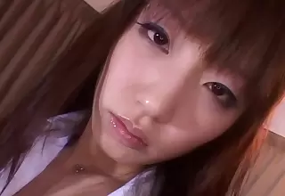 POV integument be advisable for desirable girlfriend China Yuki blowing her lover