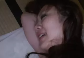 Naughty Asian lady fucked passionately on a mattress